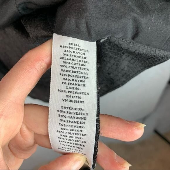 Altuzarra Target Padded Shoulder One button Collard Blazer Jacket size small - Picture 7 of 12